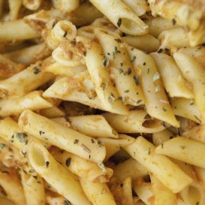 Pasta amb salsa de formatge