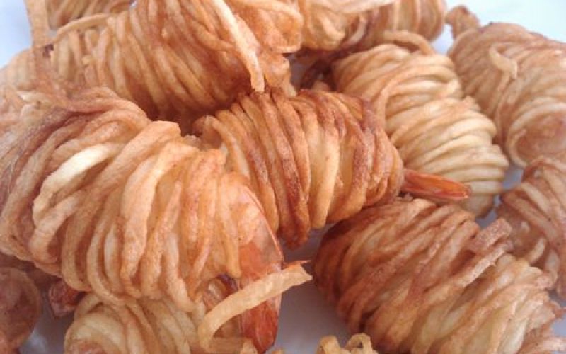 Gambas a la gabardina