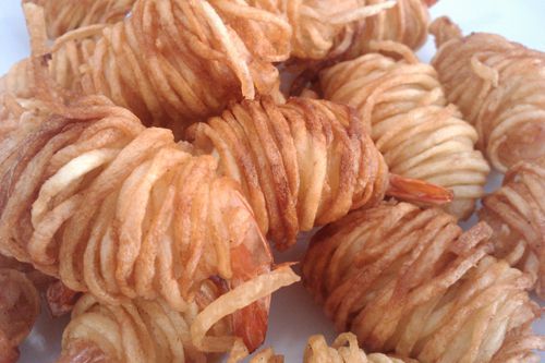 Gambas a la gabardina